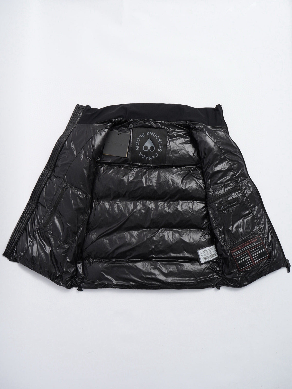 Moose Knuckles Black Stelton Puffer Vest