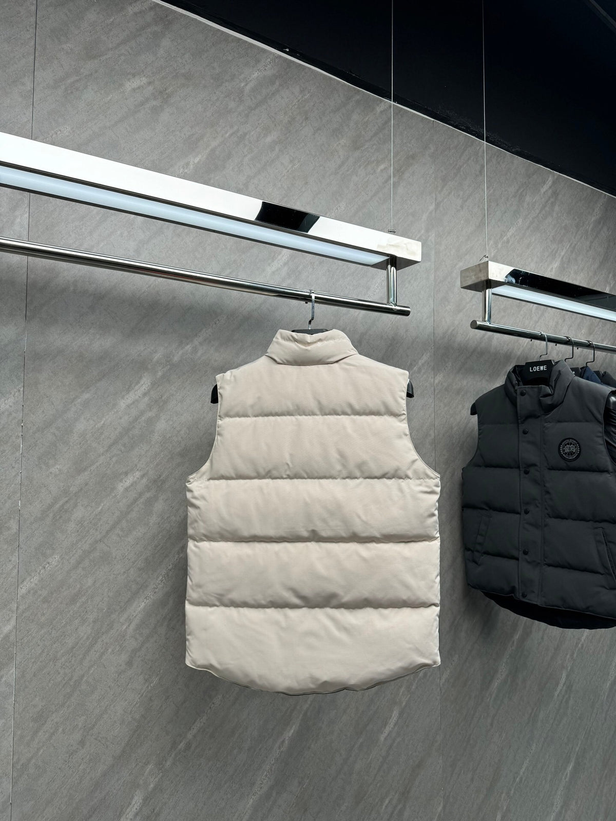 Canada Goose Cream Freestyle Crew Puffer Vest
