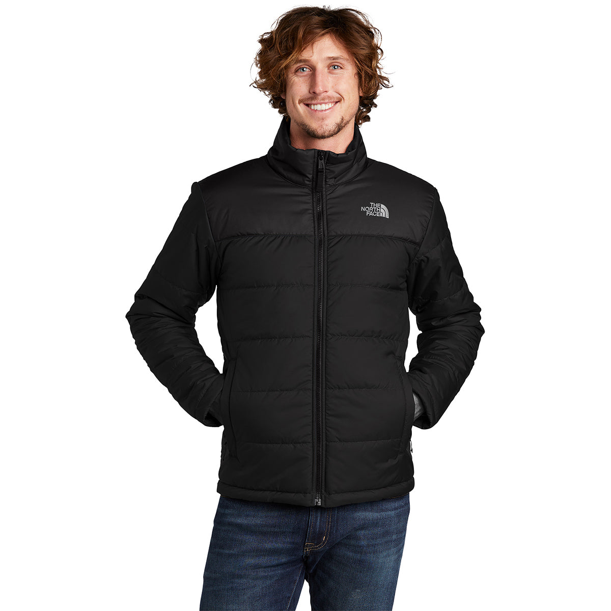 The North Face Black Hybrid Insulated Midlayer Jacket