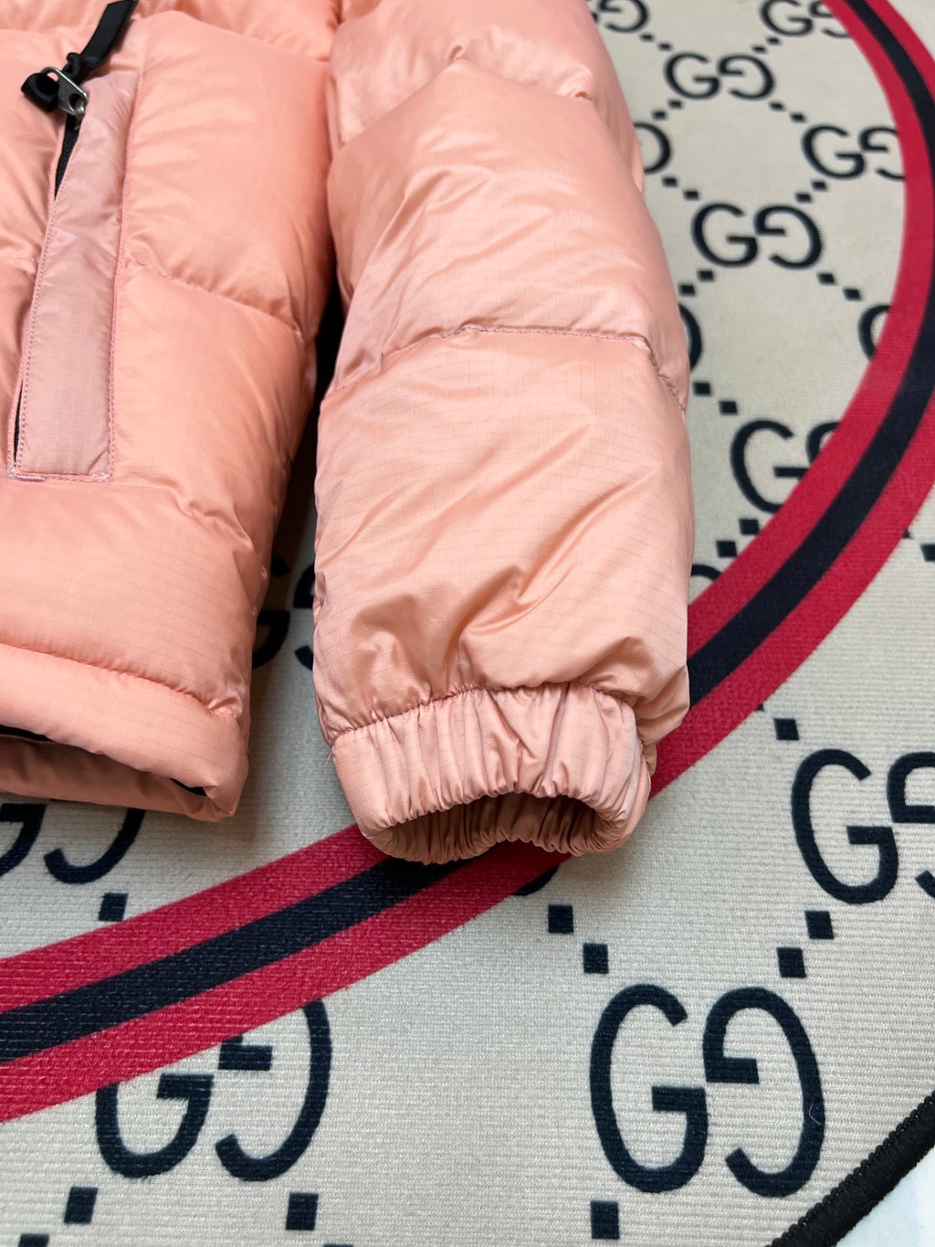 The North Face Pink Nuptse Down Jacket