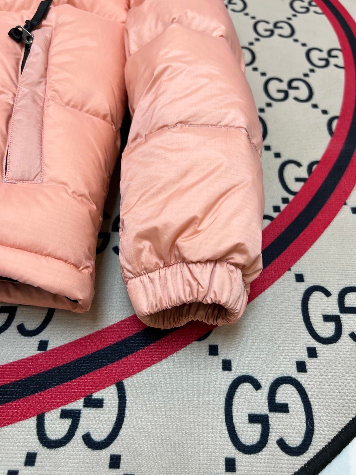 The North Face Pink Nuptse Down Jacket