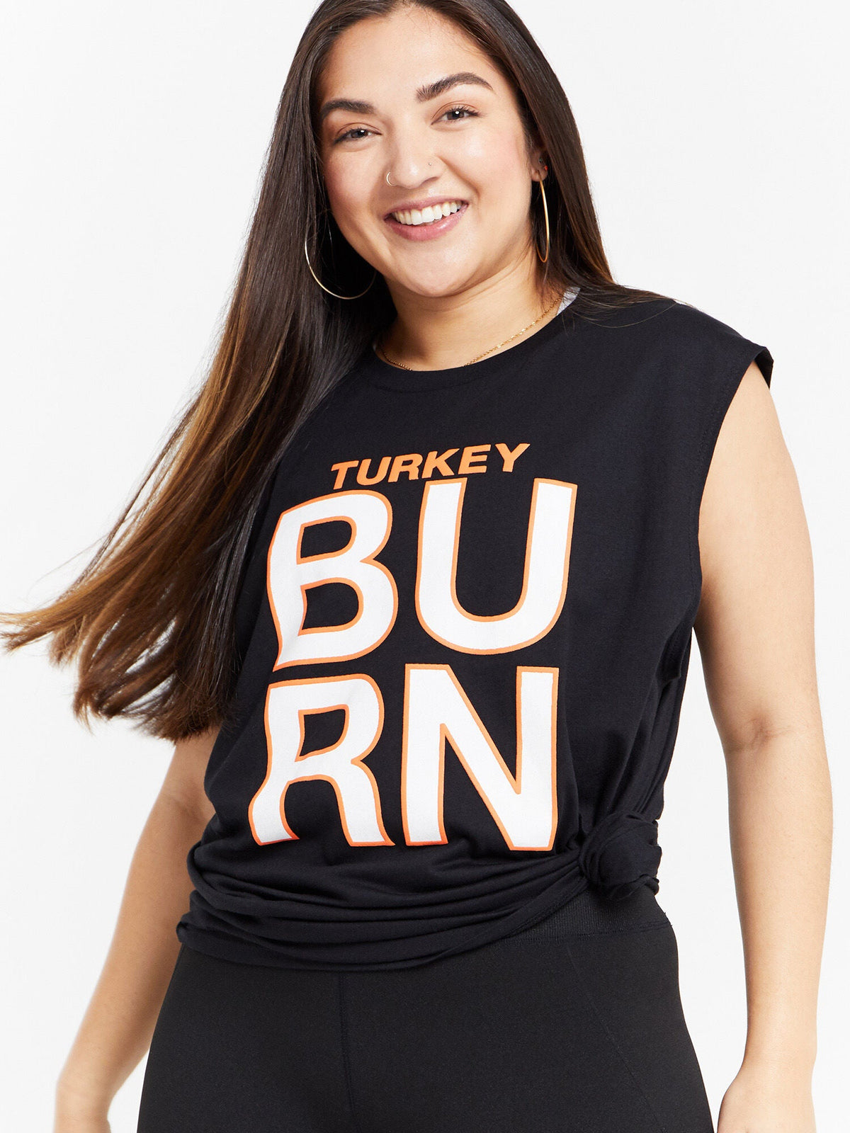 TURKEY BURN BLACK MUSCLE TANK