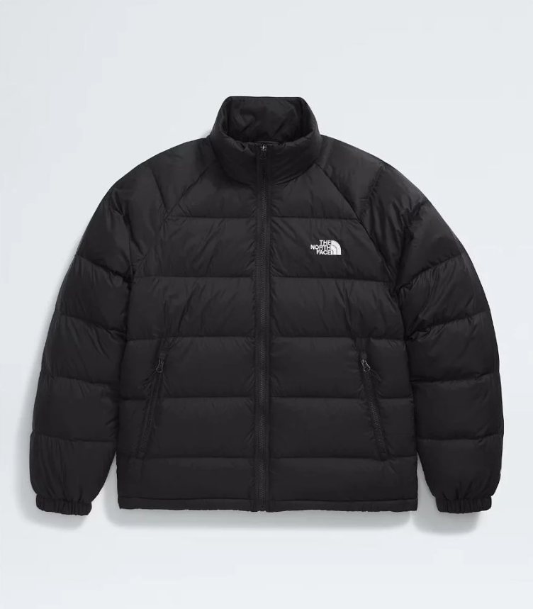 The North Face Black Hooded Down Jacket with Large Baffle Quilting