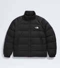 The North Face Black Hooded Down Jacket with Large Baffle Quilting