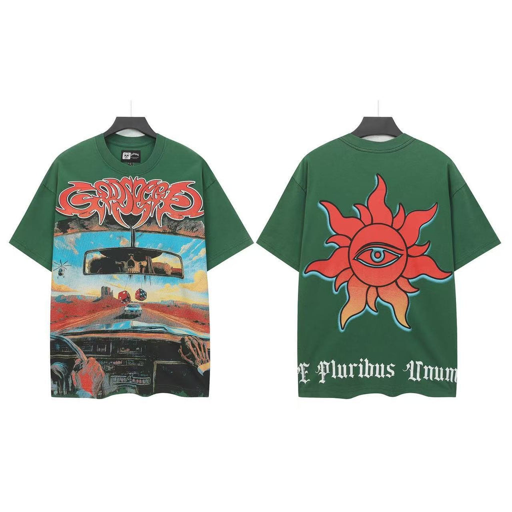 Godspeed Road Sun-Eye Graphic T-Shirt