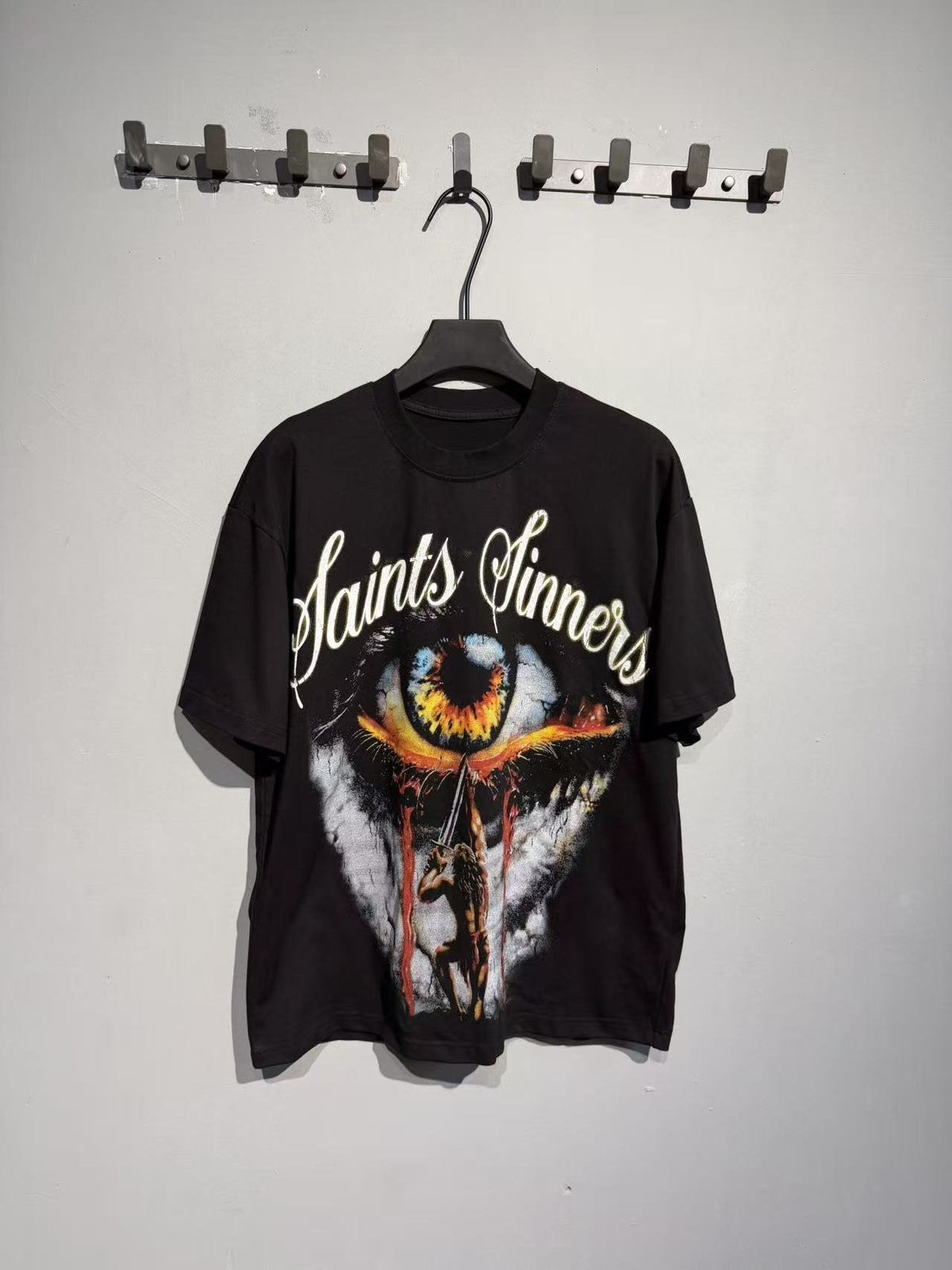 SAINT Eye & Fire Graphic T-Shirt