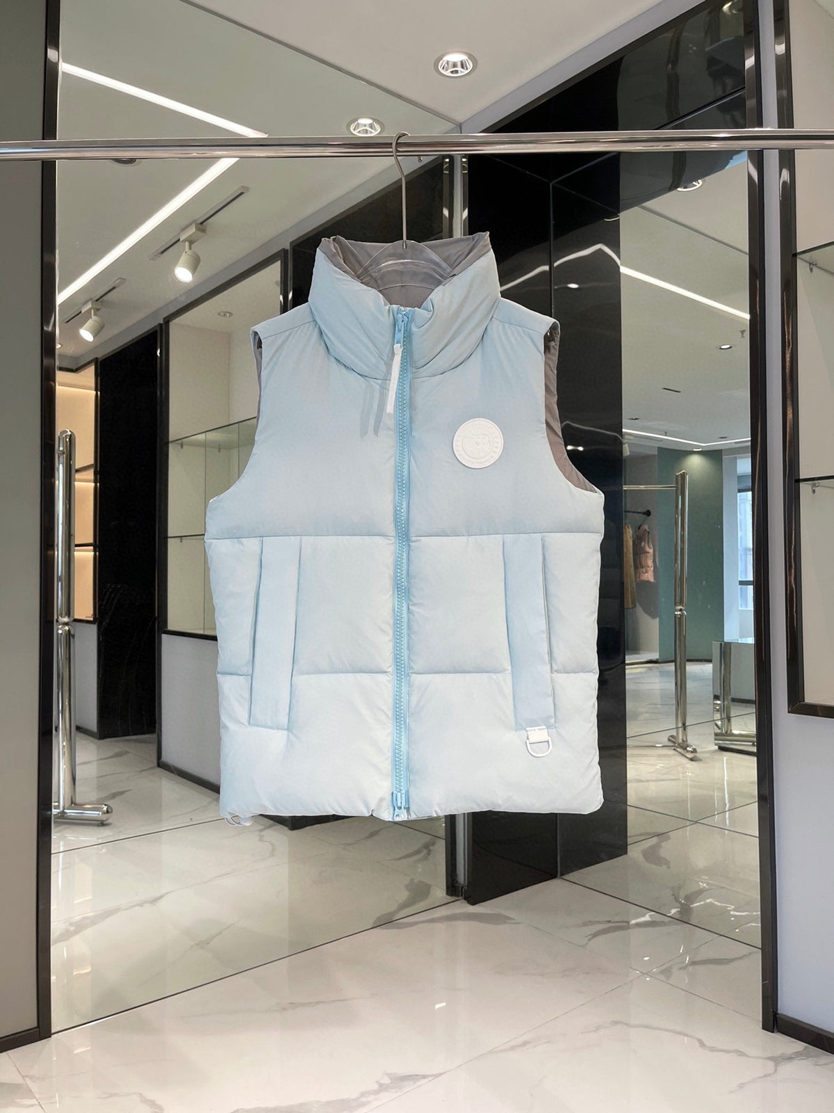 Canada Goose Sky Blue Freestyle Crew Puffer Vest