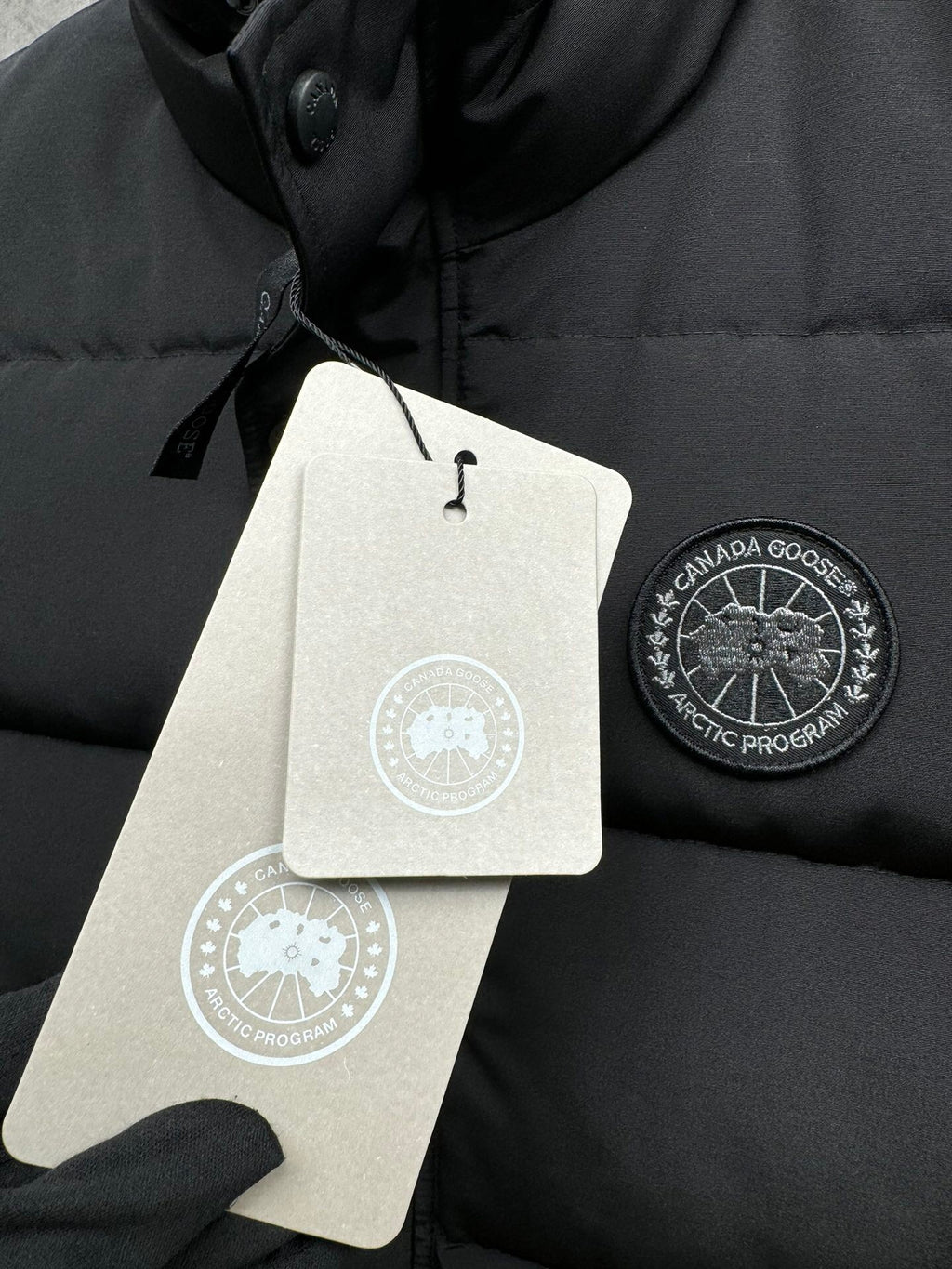 Canada Goose Black Freestyle Crew Puffer Vest