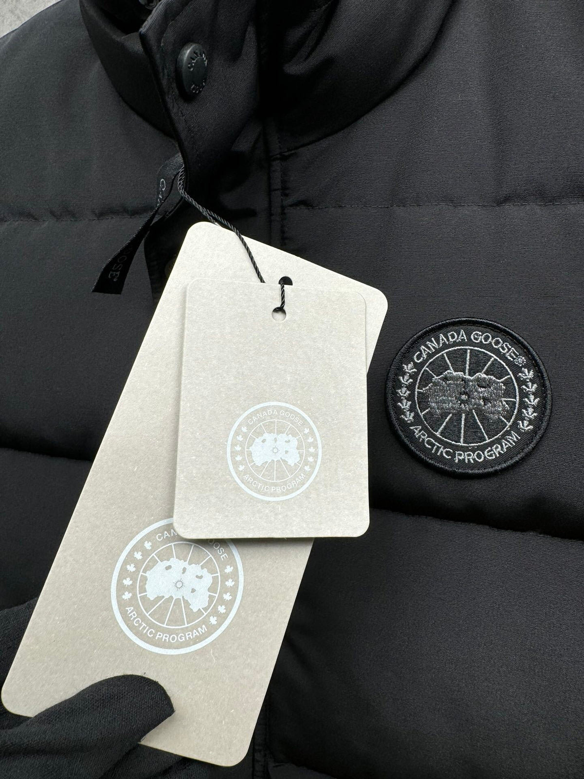 Canada Goose Black Freestyle Crew Puffer Vest