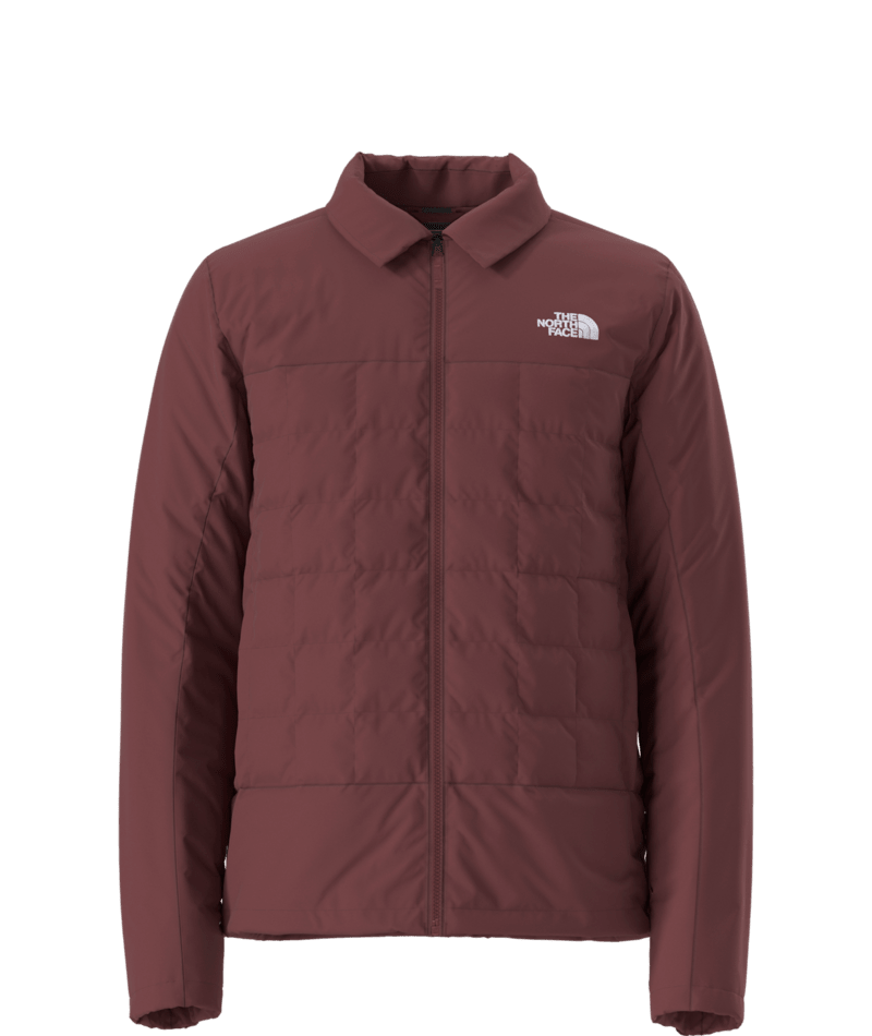 The North Face Burgundy Hooded Waterproof Shell Jacket