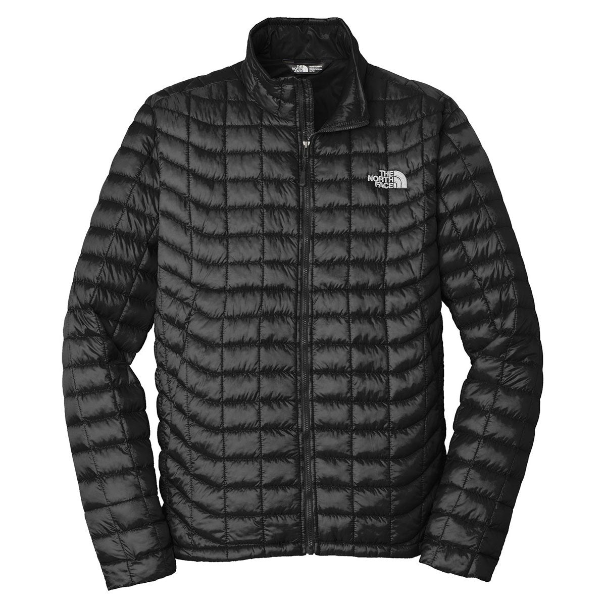 The North Face Black ThermoBall Eco Insulated Jacket with Square-Grid Quilting