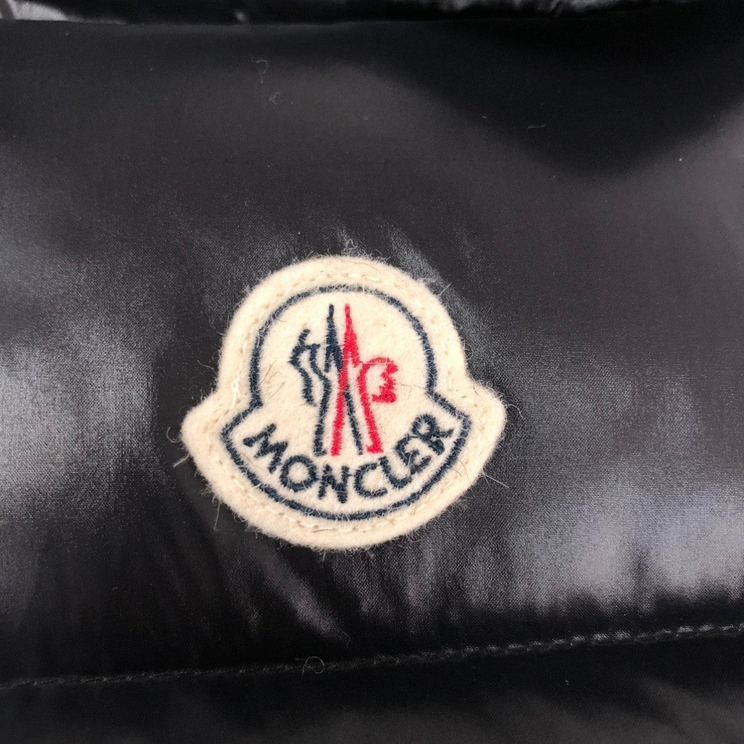 Moncler Black Maya Down Hooded Vest
