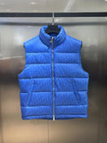 Dior Royal Blue Oblique Down Puffer Vest