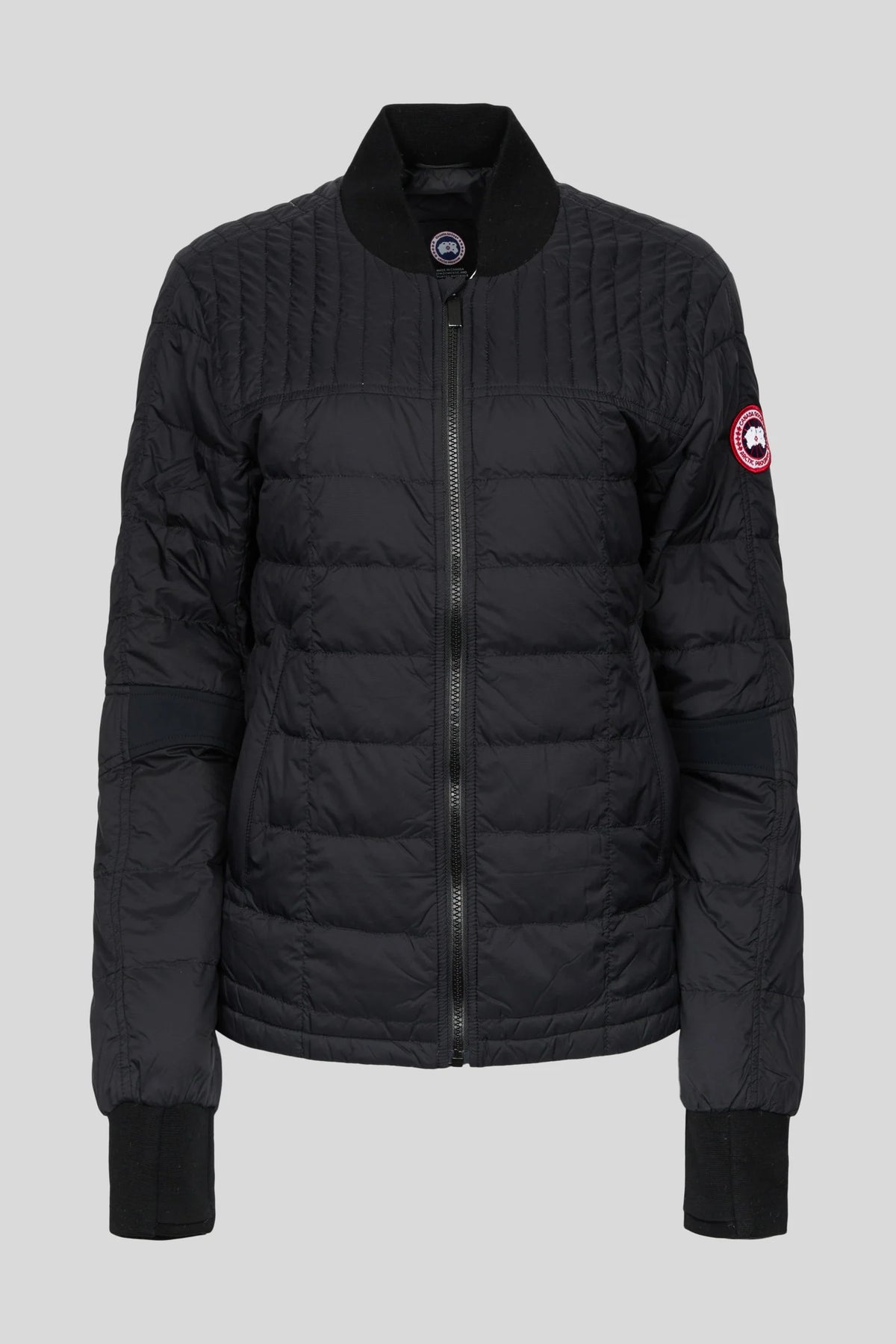 Canada Goose Black Slim-Fit Channel-Quilted Down Bomber Jacket