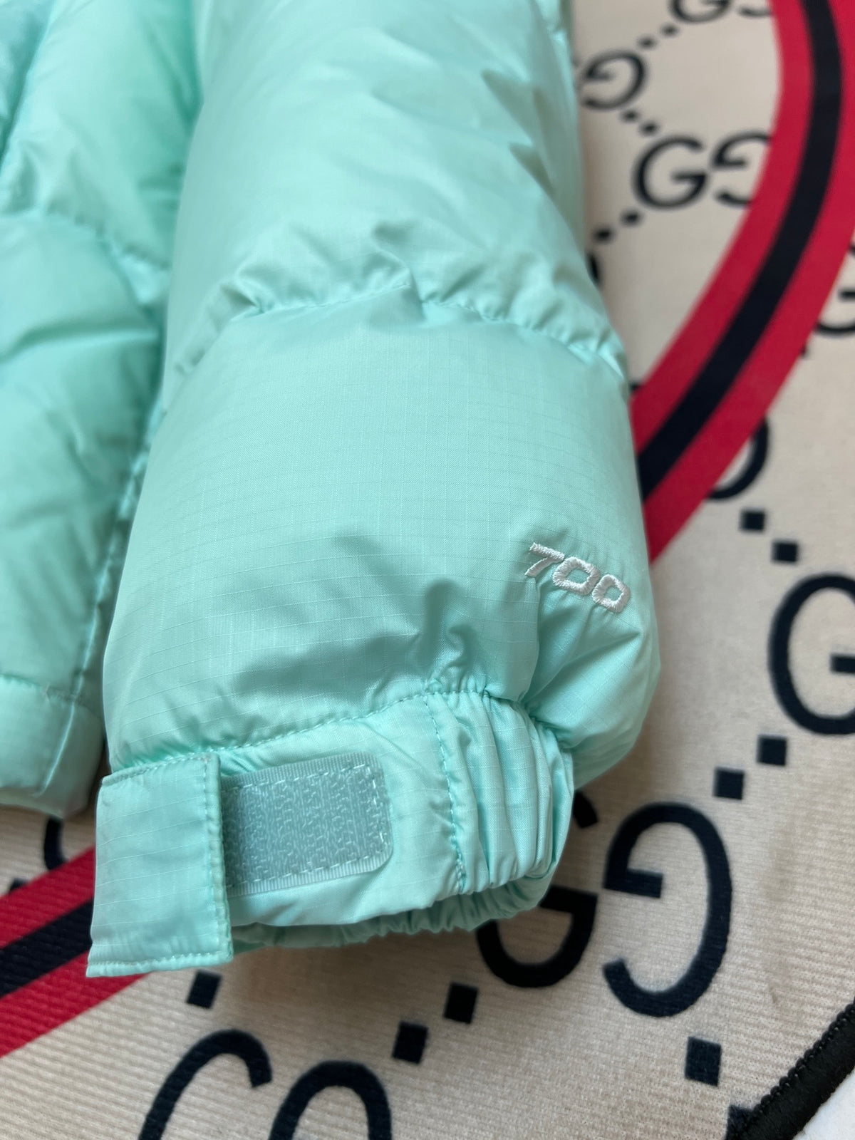 The North Face Mint Nuptse Down Jacket