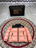 The North Face Pink Nuptse Down Jacket