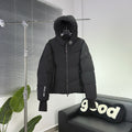 Moncler Grenoble Black Hooded Down Puffer Jacket
