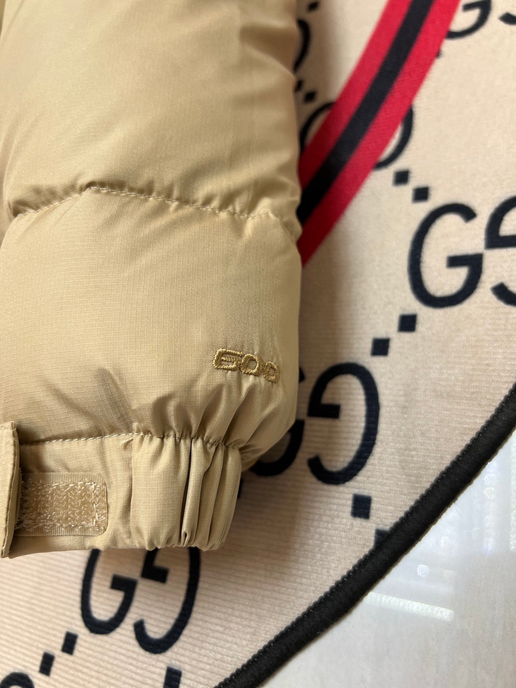 The North Face Sand Nuptse Down Jacket