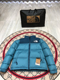 The North Face Teal Nuptse Down Puffer Jacket