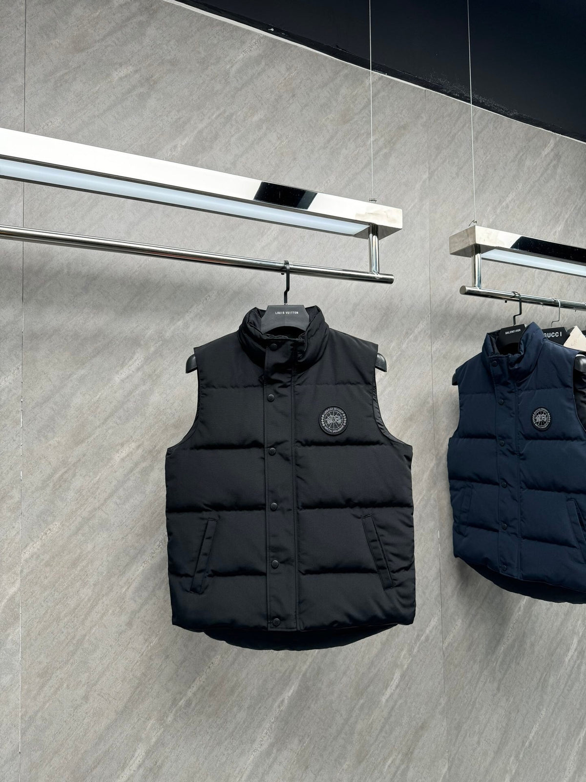 Canada Goose Black Freestyle Crew Puffer Vest