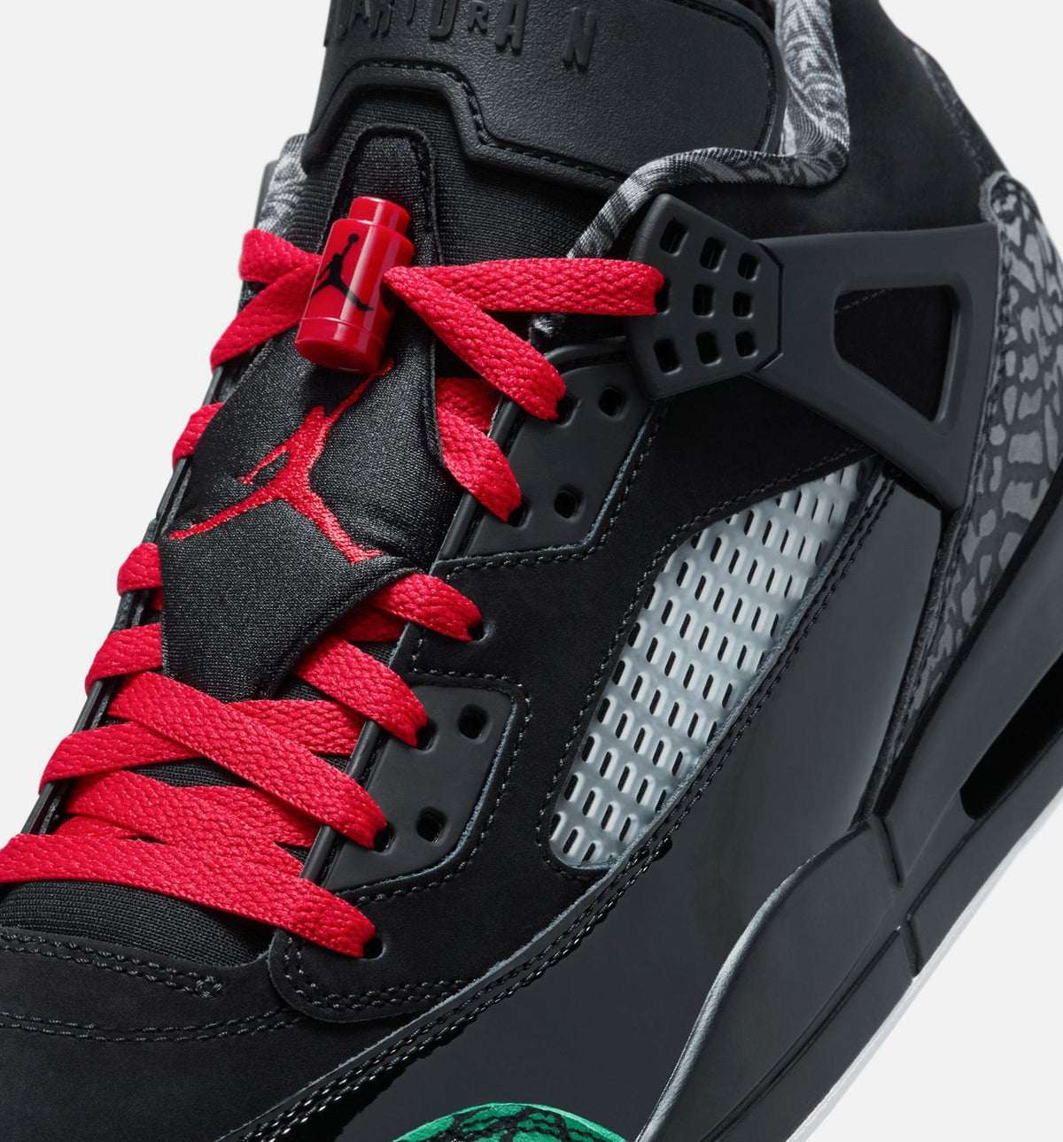Jordan Spizike Low – Men's Lifestyle Shoe | Black/Classic Green/White/Varsity Red