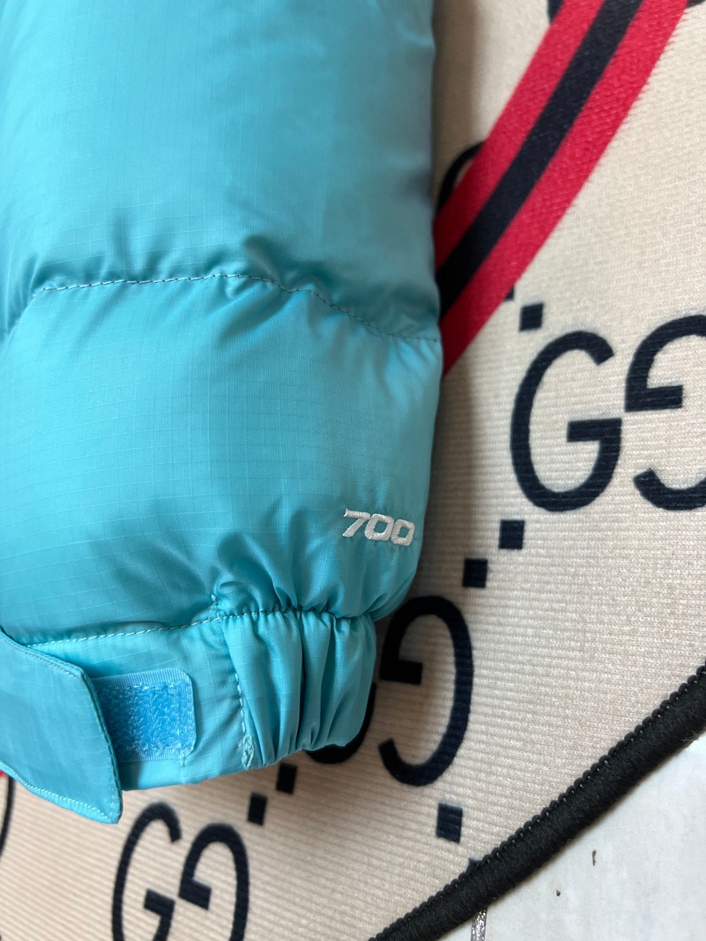 The North Face Aqua Nuptse 700-Fill Down Jacket