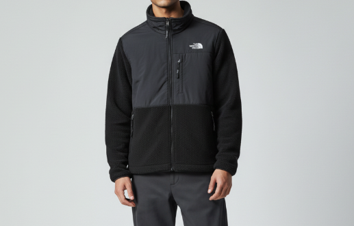 The North Face Black Fleece Panelled Jacket