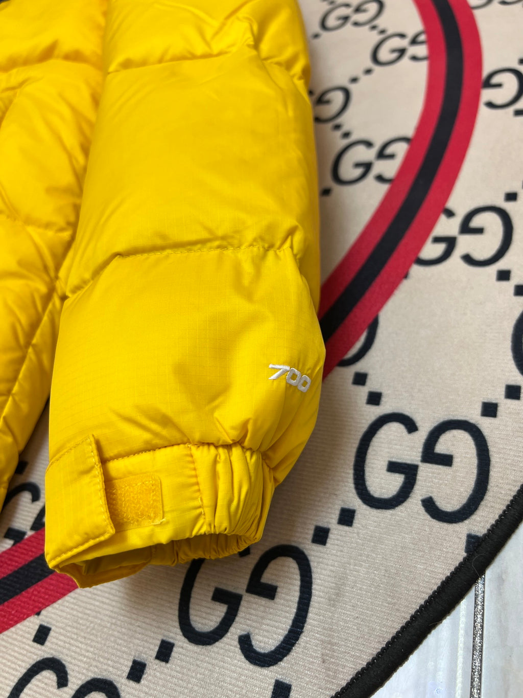 The North Face Yellow Nuptse Down Jacket