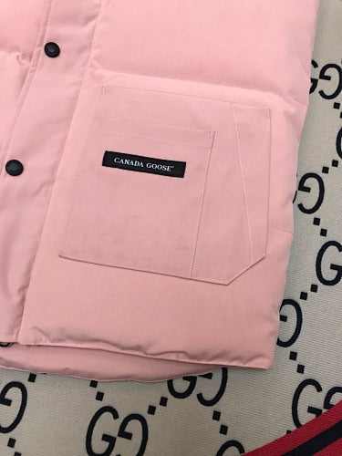 Canada Goose Pink Freestyle Crew Puffer Vest