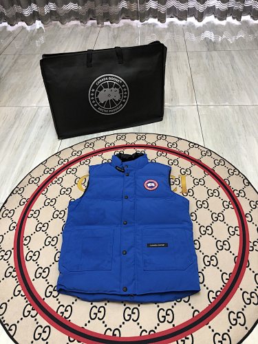 Canada Goose Royal Blue Freestyle Crew Puffer Vest
