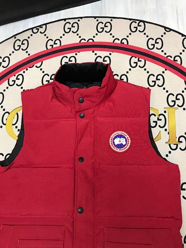 Canada Goose Red Freestyle Crew Puffer Vest