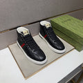 Gucci Green and Red Stripe High-Top Sneakers