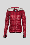 Canada Goose Red Hybridge Lite Hooded Down Hybrid Jacket